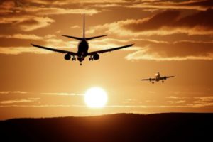 Business travel by airplane