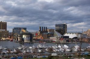 Skyline of downtown Baltimore