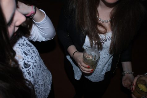 Teens, young adults drinking alcohol