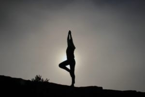 Woman doing yoga