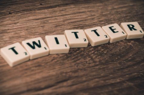 Twitter in Scrabble tiles