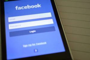 Facebook app on phone