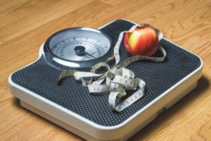 Weight loss, scale