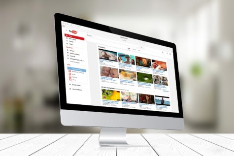 YouTube on a desktop screen