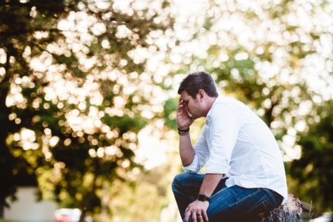 Man stressed out