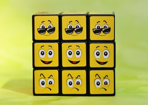 Emoticon and emoji Rubix cube