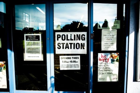Polling station for voting on Election Day