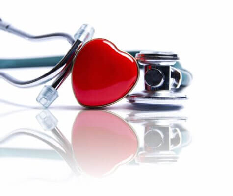 Stethoscope and heart