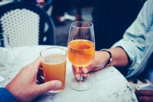 People drinking beer, alcohol