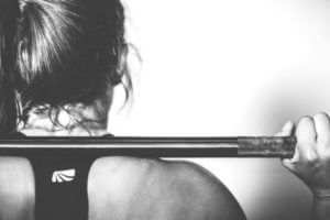Woman working out