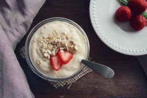 Cup of yogurt