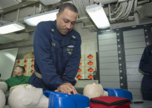 CPR chest compressions