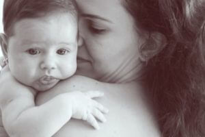 Mother with baby