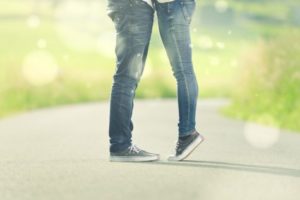 Couple kissing 