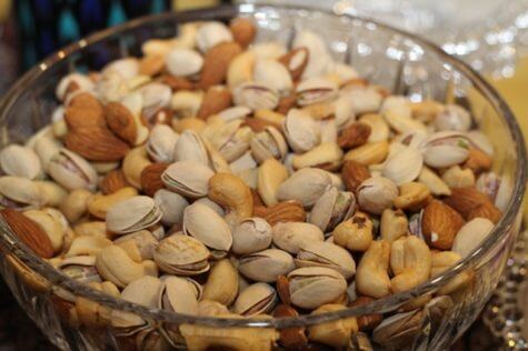 Bowl of mixed nuts