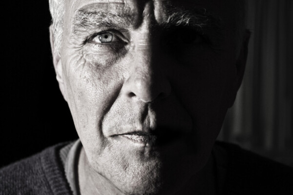 Older man close-up