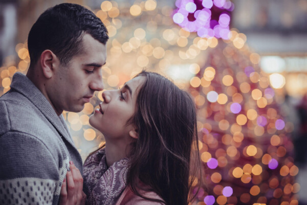 Christmas couple