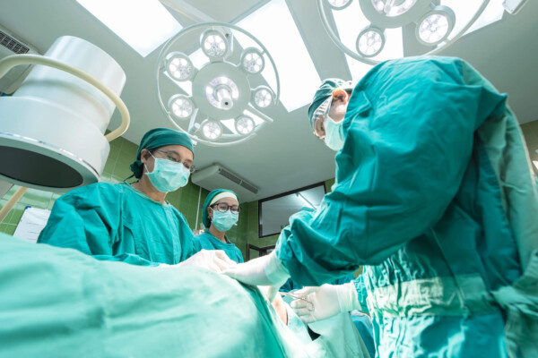 Surgery in hospital
