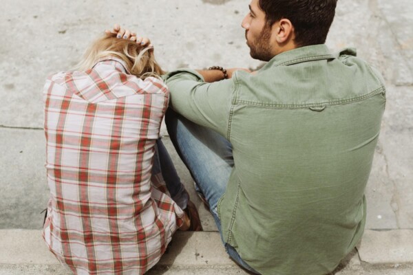 Couple breaking up