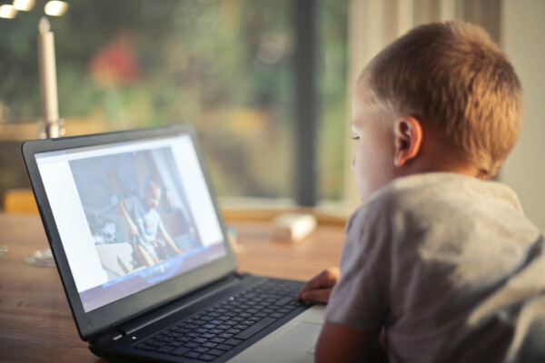 Child on laptop