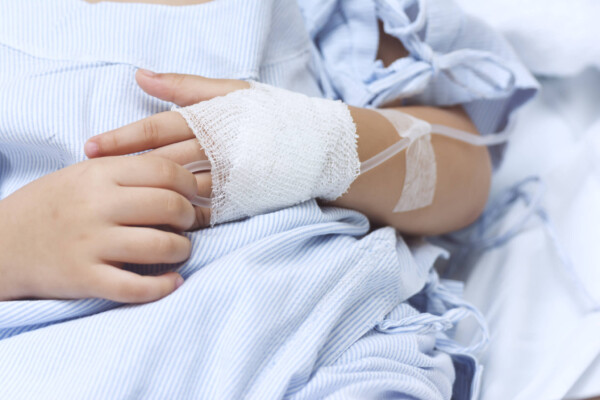 Child in hospital