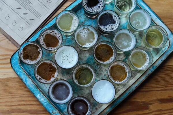 Beers from brewery, origin of lager