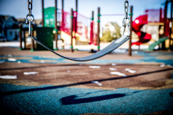 Swing on a playground