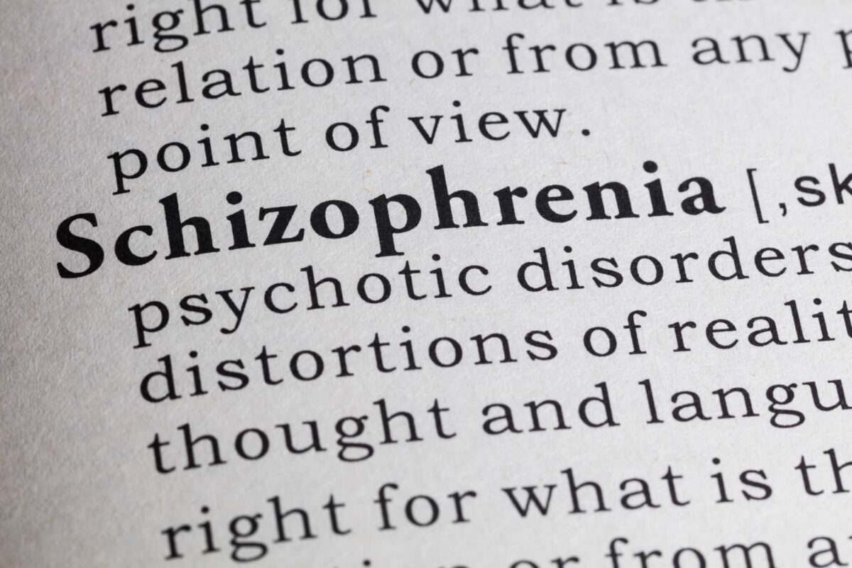 Schizophrenia words in dictionary