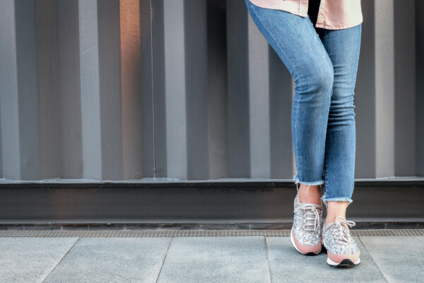 Woman wearing jeans