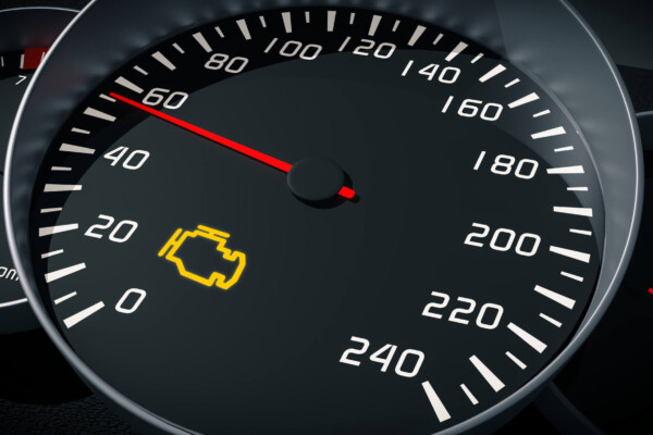 Check Engine light on speedometer