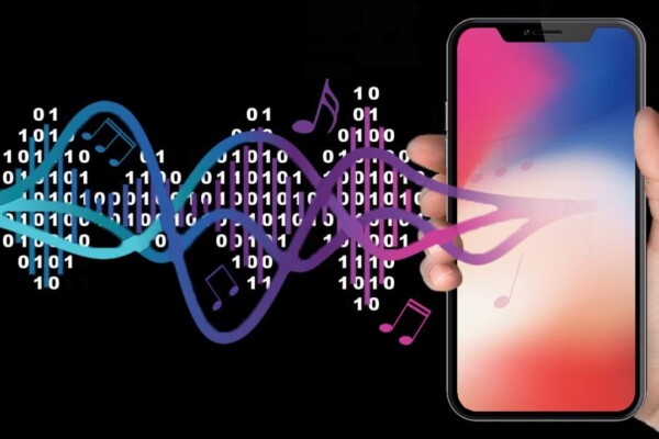 A new technique allows data to be sent via music from a loudspeaker to a smartphone's microphone.