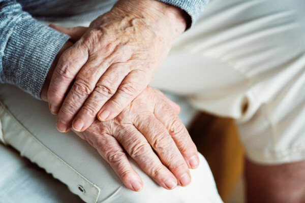 Elderly, older hands