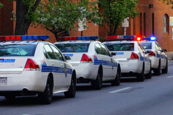 Baltimore City police cars