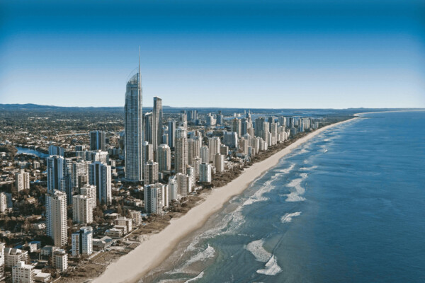 City on the coast