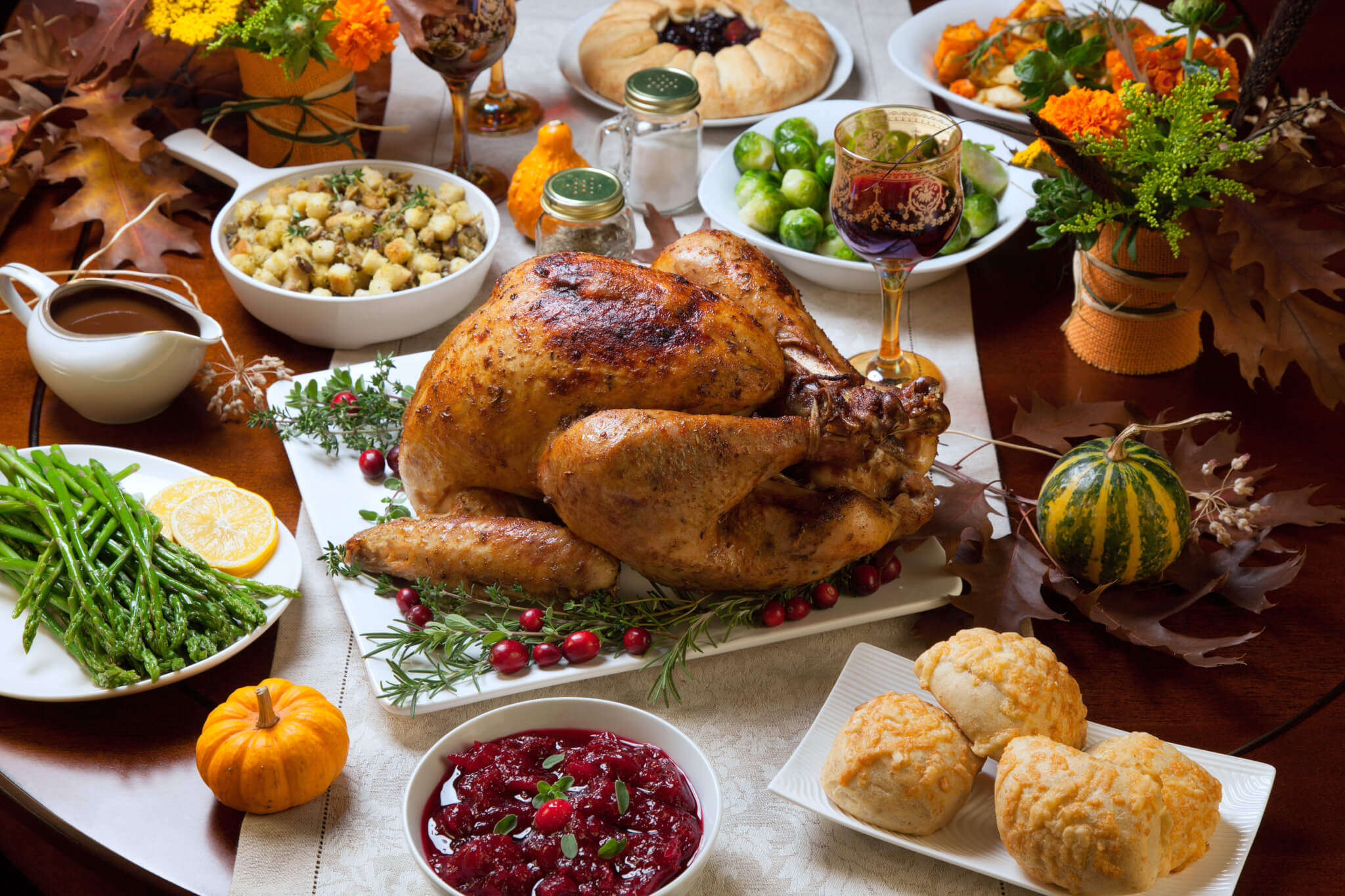 Thanksgiving turkey dinner
