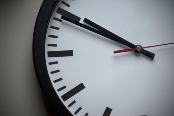 Closeup of clock