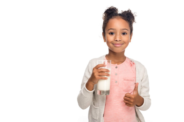 Child drinking milk