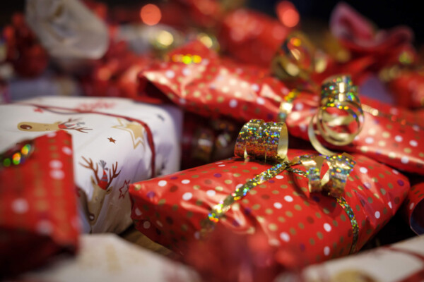 Christmas gifts or holiday gifts