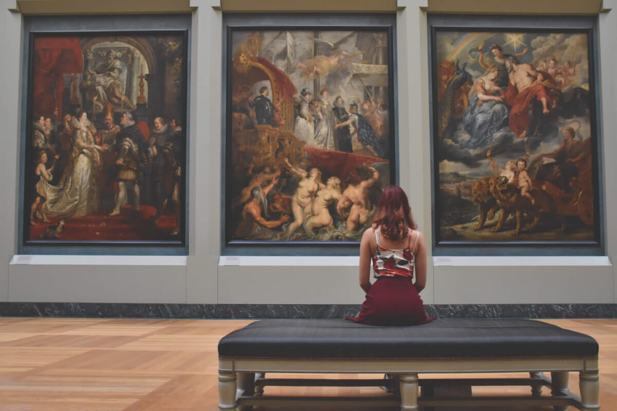Art gallery exhibit