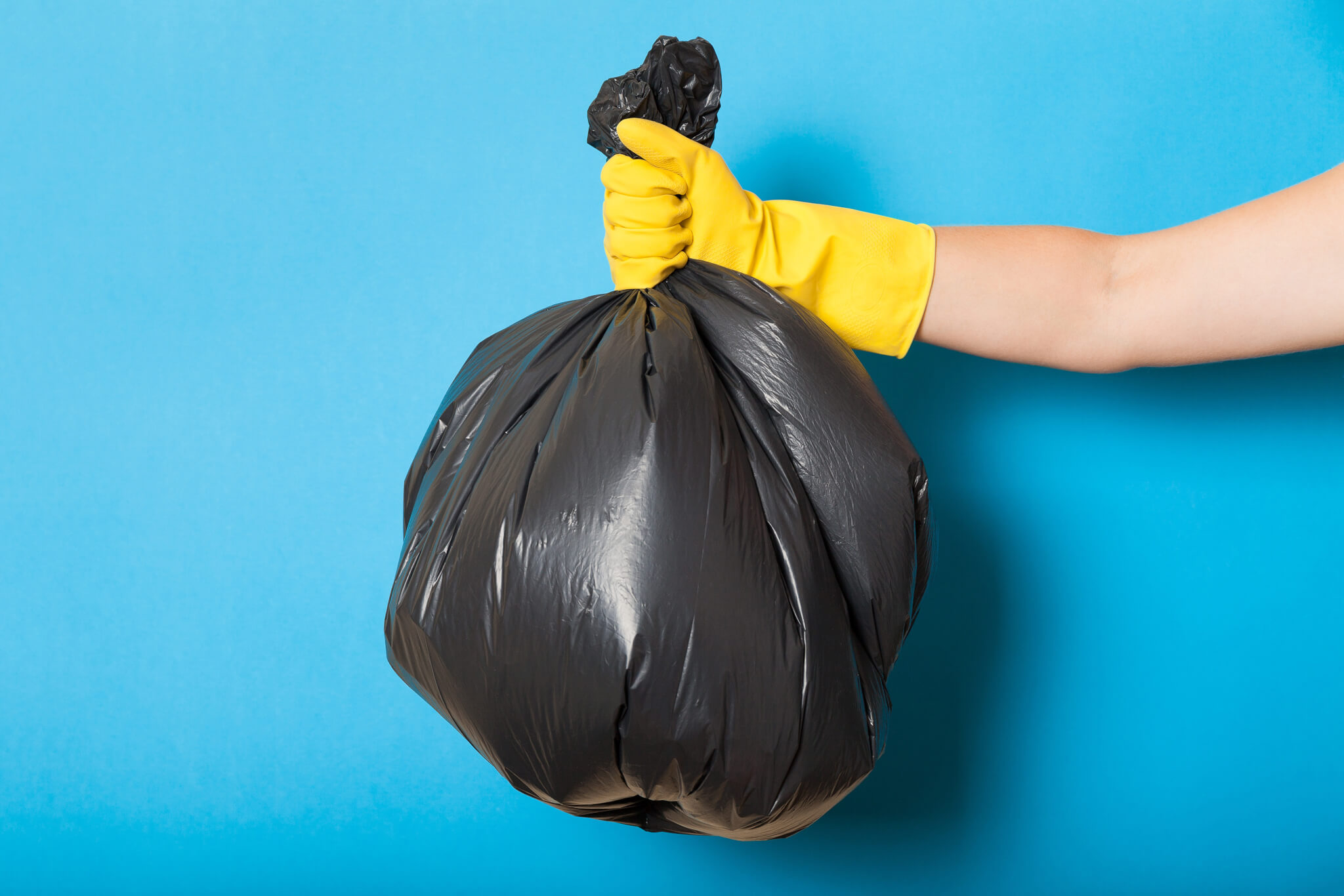 Trash bag, garbage