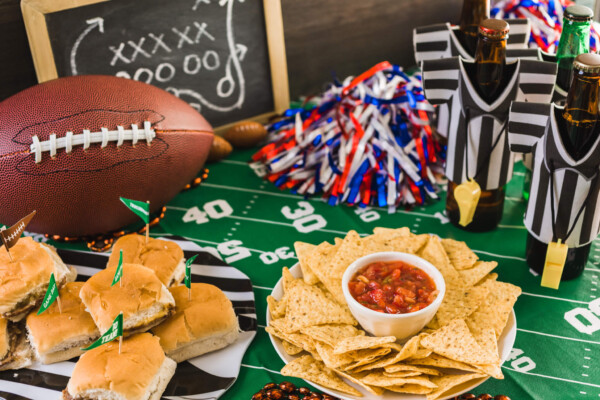 Super Bowl or football party snacks