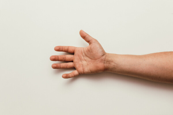Person's arm and hand