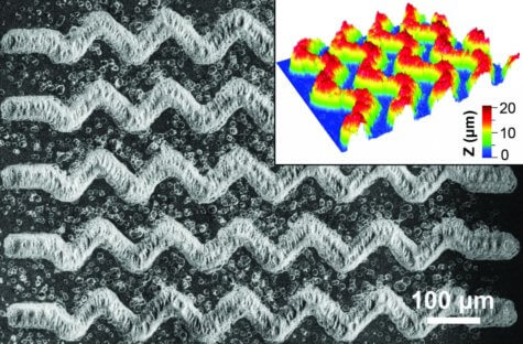 EV-CLUE chip pattern