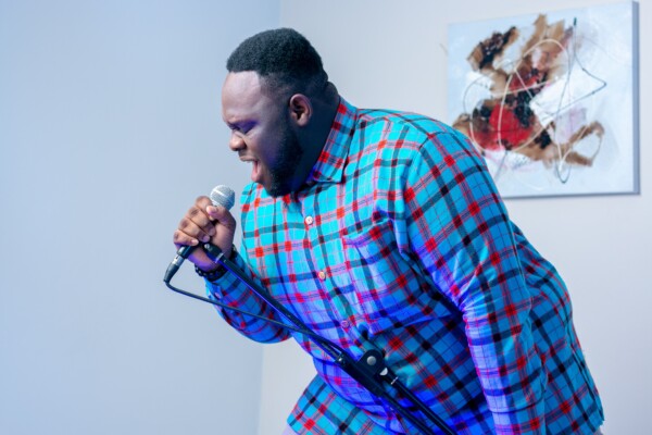 Man singing