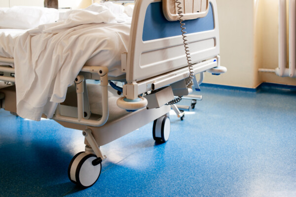 Hospital floor, bed, room