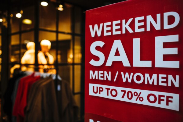 Store shopping sale
