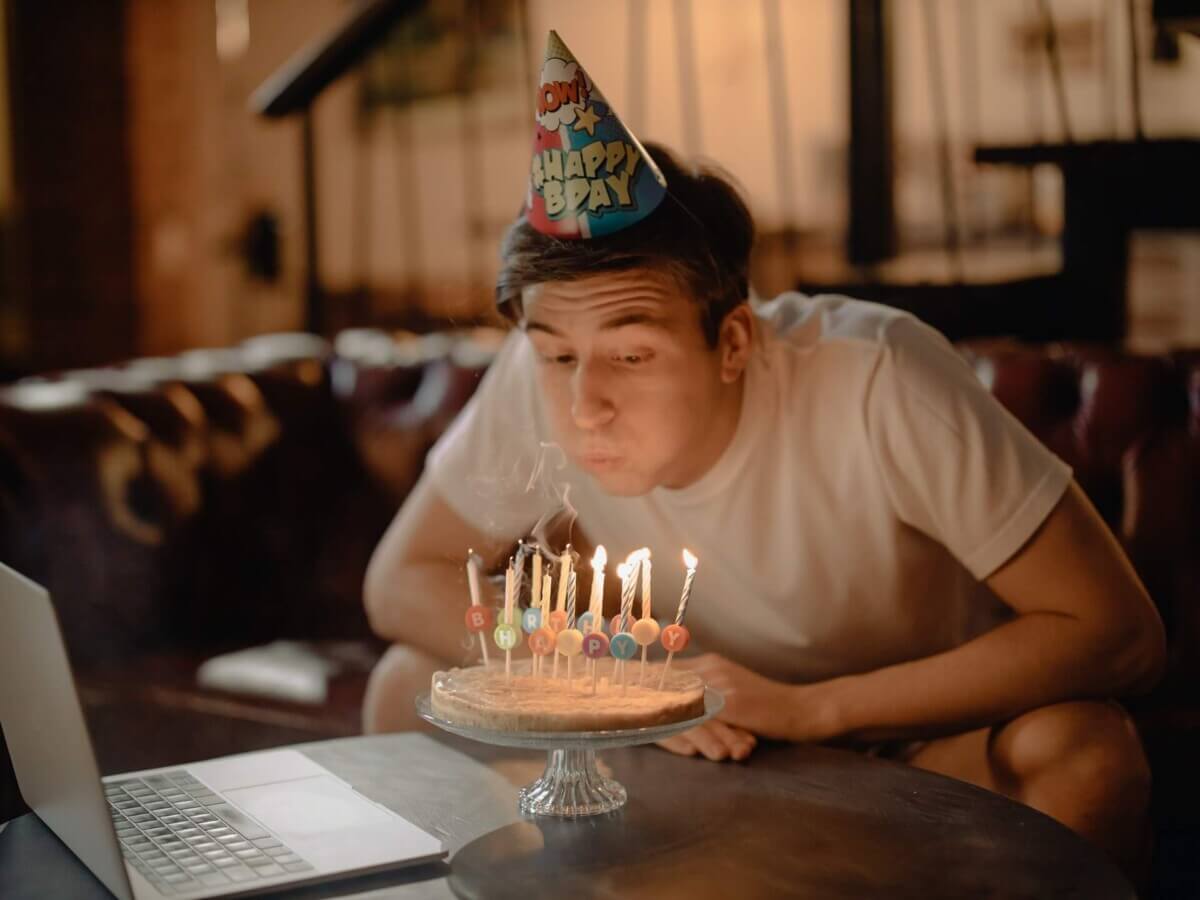 Birthday alone