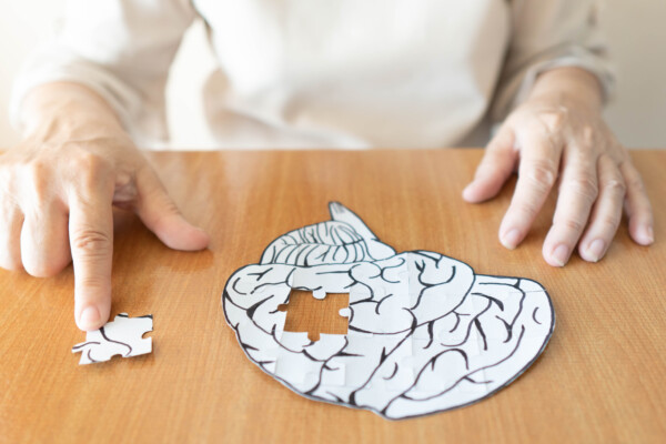 Dementia, Alzheimer's, brain puzzle
