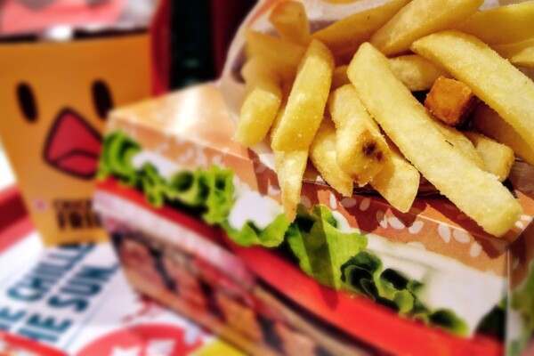 Fast-food fries, meal