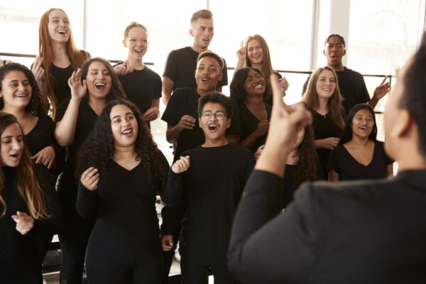 Choir singing